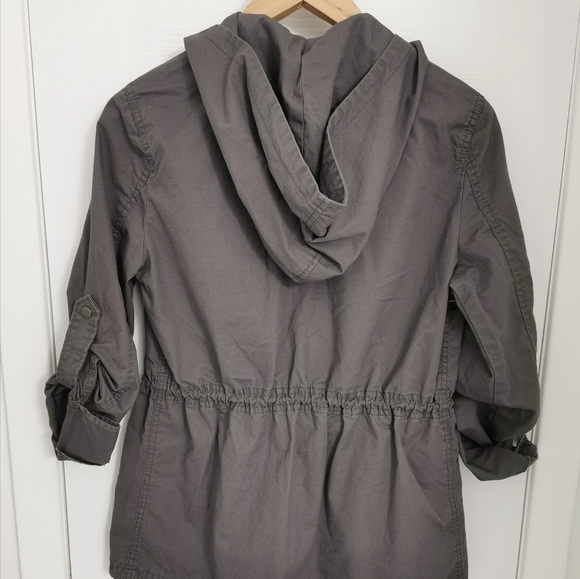 Grey Military Jacket - Picture 2 of 2